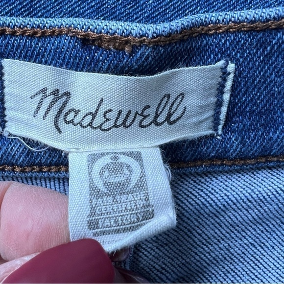 Madewell Women’s 10” High Rise Skinny Jeans Medium Blue Wash EUC, Size 28 - Picture 5 of 10